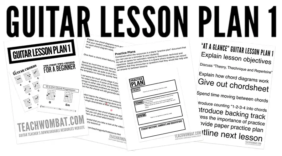 free pdf guitar teaching syllabus and lesson plans