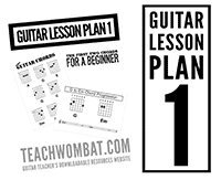 guitar lesson plans in action