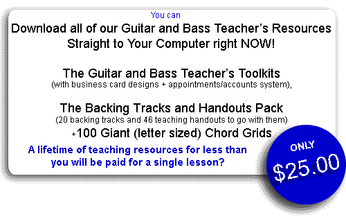 how to teach guitar kit