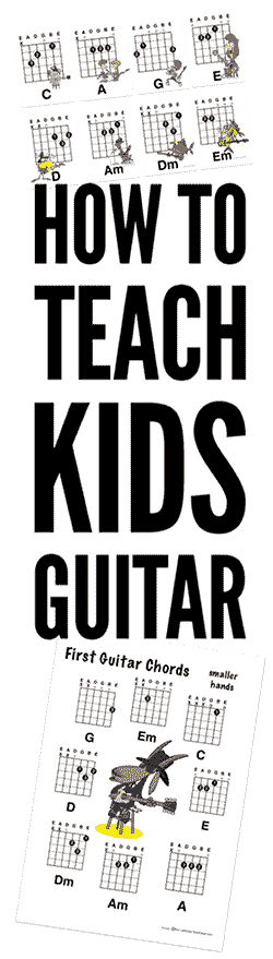 how to teach kids guitar