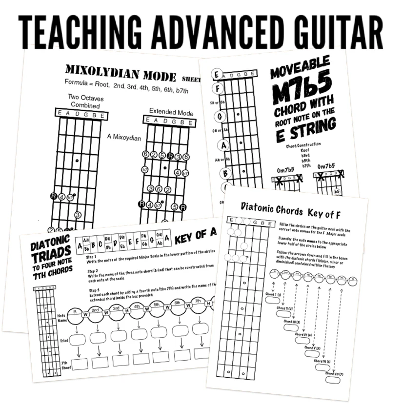 how to teach advanced guitar