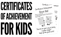 kids guitar certificates of achievement