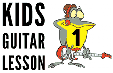 best first lesson to teach kids guitar