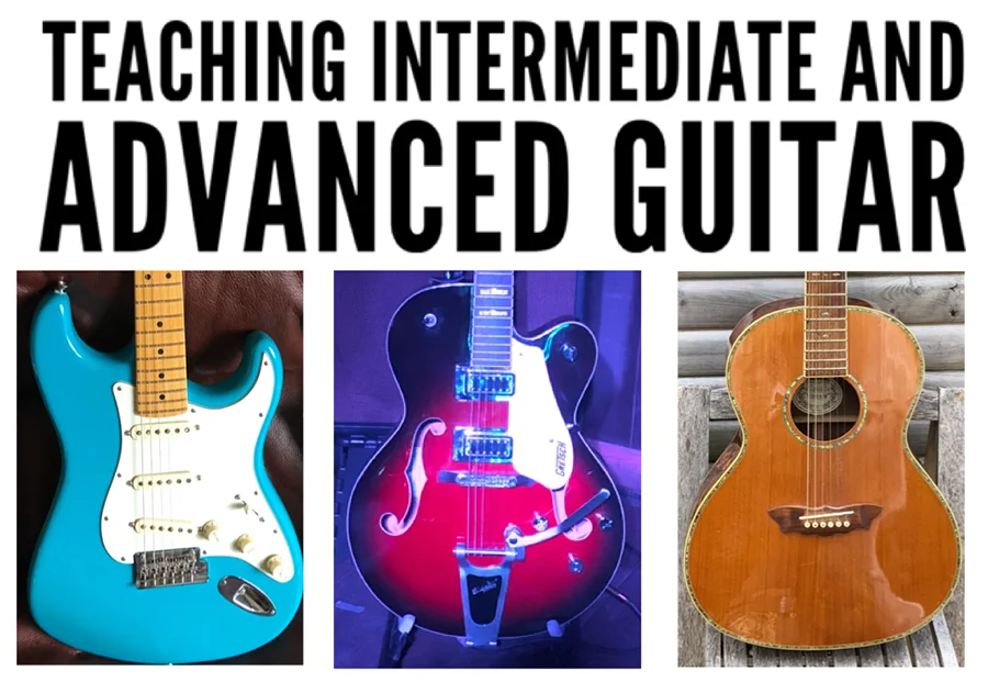 teaching beginner and intermediate grade guitar players