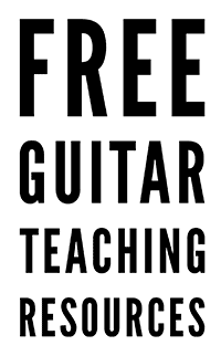 Guitar Teachers Resources and Lesson Plans