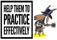how to help kids to practice guitar