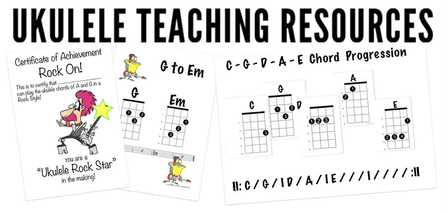 guitar and ukulele teaching resources
